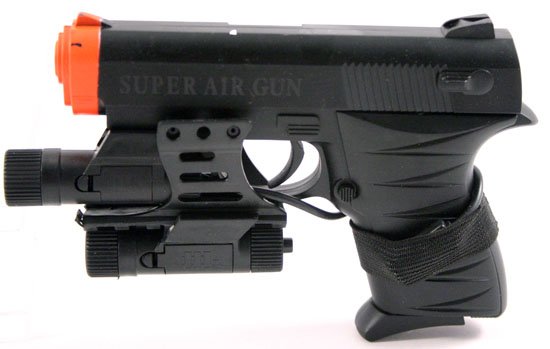 5in 6mm Model Air Soft Pistol - BlueLight - Laser