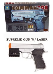 A298 Airsoft Pistol w Adj Laser Site airsoft gun