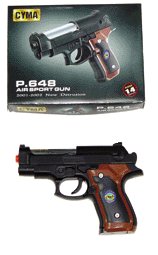 Qty 2 Air Soft Sport Pistol P.648 - FREE Shipping