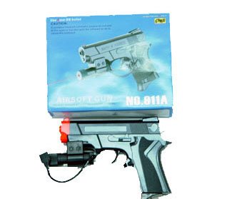911A Tactical Air Soft Pistol Real Infrared Site - FREE Shipping
