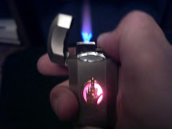Talking Finger Lighter W/ Light