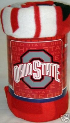 50" x 60" Ohio State Buckeyes Fleece Blanket