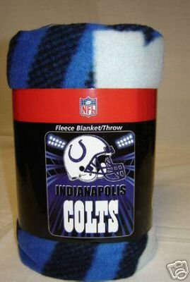 50" x 60" Indianapolis Colts Fleece Blanket