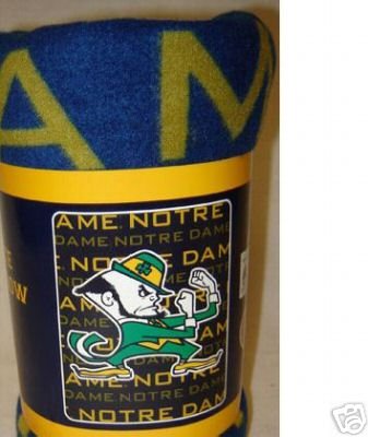 50" x 60" Notre Dame Fleece Blanket