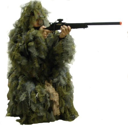 Polyester Leaf Ghillie Suit