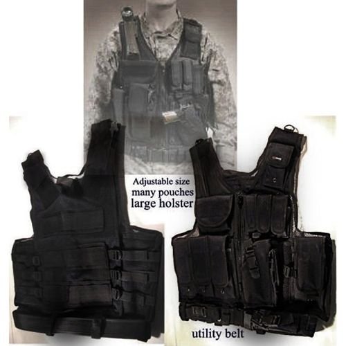 Black Tactical Vest