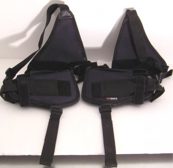 Black Shoulder Holster w/2 Holsters
