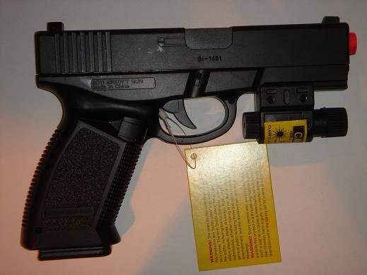 Panther BI-1481A Glock Handgun w/ Laser