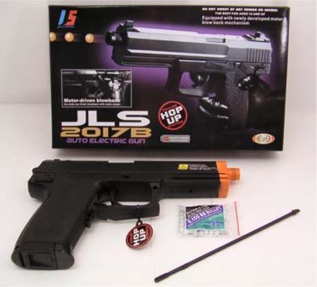 Airsoft 2017B Fully Auto Blowback Pistol