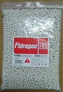 4000 Fidragon SEAMLESS Airsoft .20g BBs