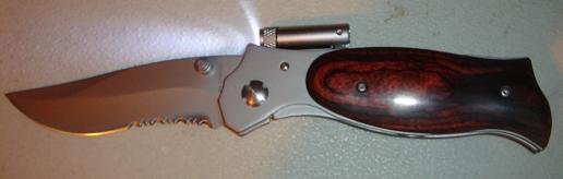 8" Knife w/LED Light
