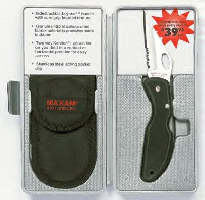 Maxam Pro Series Knife World