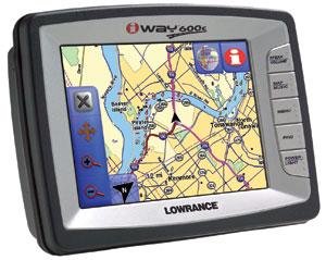 Lowrance iWay 600C GPS Navigation System