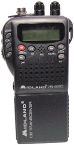 Midland 75822 Mini 40-channel CB With Weather/all-hazard Monitor & Mobile Adapter
