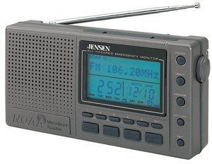 Jensen SRWS1000 AM/FM Weather Radio with Marine Forecast