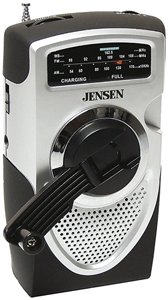 Jensen MR550 Portable Self-Powered AM/FM Weather Radio