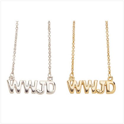 1 Dz WWJD Pendant And Chain
