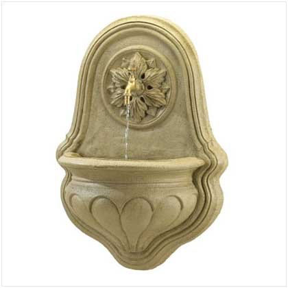 Wall Fountain with Copper Tap