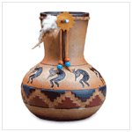 Kokopelli Design Vase