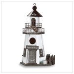 WOOD LIGHTHOUSE BIRDHOUSE
