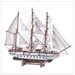 Wood Model Schooner