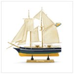 Goelette Blue Wood Schooner