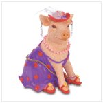 Fashion Pig Figurine-Polyresin