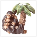 Monkey Lovers Candleholder