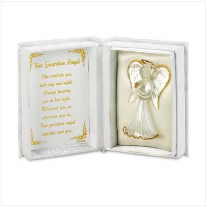 Plate Glass Angel In Box