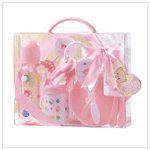 PINK BABY GIFT SET IN CASE