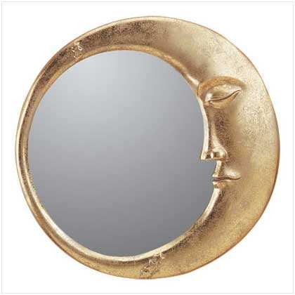 GOLD MOON WALL MIRROR