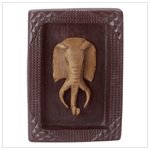 Framed Elephant Mask Plaque - Alab