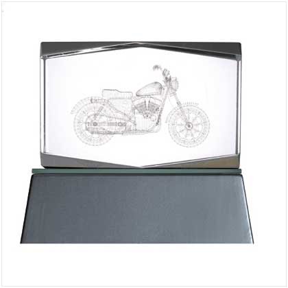 Motorcycle Cube with Led Base