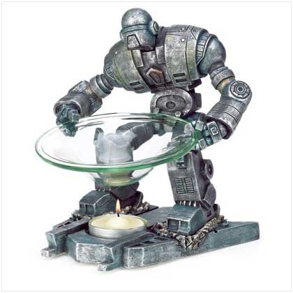 Robot Oil Warmer-Polyresin