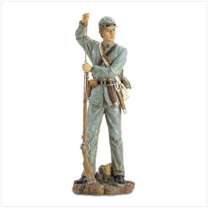 Confederate Soldier Figure - 21 Inches tall