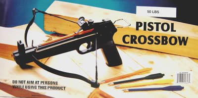Case of 12 - 50 lb Pistol Crossbows w/ Arrows