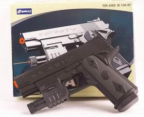 Case of 12 - Galaxy G-058 Pistols w/ Lasers