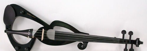 Black Electric 4/4 Violin/Fiddle+Gig Bag+Headphones NEW