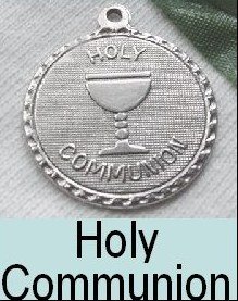 Holy Communion" Charm Silver