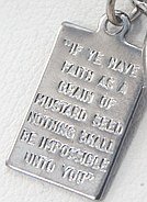 Mustard Seed Verse Jewelry Tag Charm