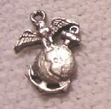 United States Marine Charm silver