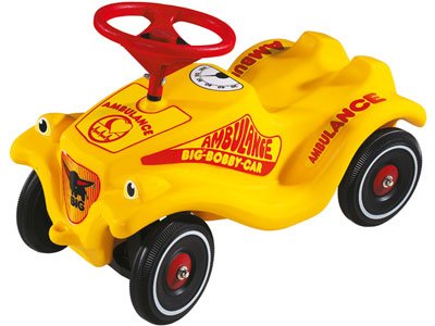 Big Bobby Car Classic Ambulance Yellow