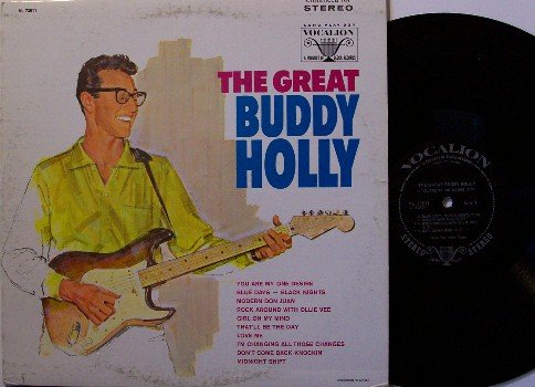 Holly, Buddy - The Great Buddy Holly - Vinyl LP Record - Canadian Pressing - Vocalion - Rock