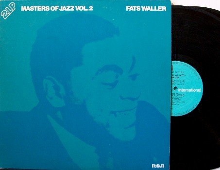 Waller, Fats - Masters Of Jazz Volume 2 - 2 Vinyl LP Record Set - German Pressing