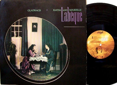 Labeque, Katia & Marielle - Vinyl LP Record - Gladrags - John McLaughlin Produced - Jazz