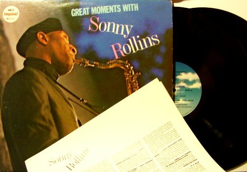 Rollins, Sonny - Great Moments With - 2 Vinyl LP Record Set - MCA Impulse - Jazz