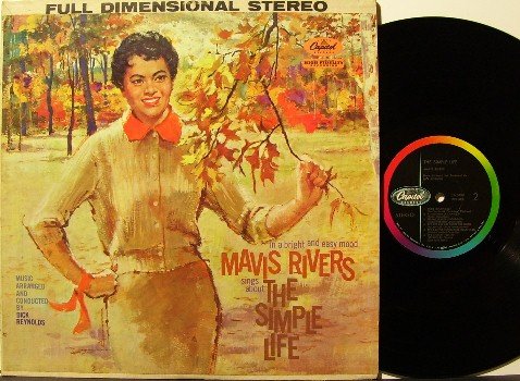 Rivers, Mavis - The Simple Life - Vinyl LP Record - Capitol Stereo - Jazz