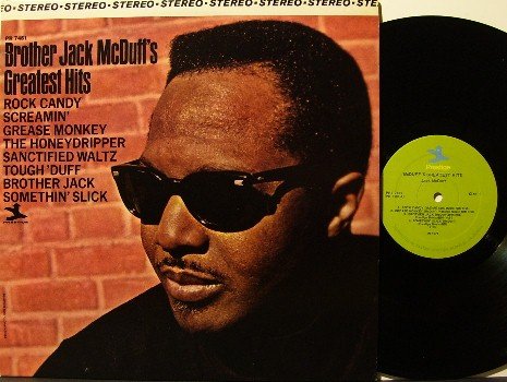McDuff, Brother Jack - Greatest Hits - Vinyl LP Record - Jazz - Prestige Recordings