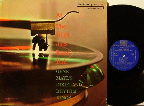 Mayl, Gene - At The Hi-Fi Jazz Band Ball - Vinyl LP Record - Riverside Jazz - Cool Turntable Cover