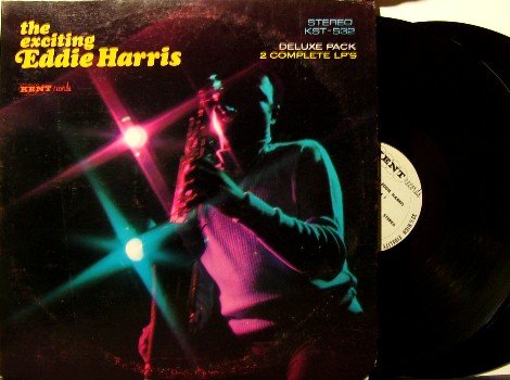 Harris, Eddie - The Exciting Eddie Harris - 2 Vinyl LP Record Set - Gatefold Cover - Kent Jazz